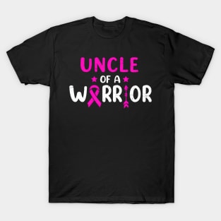 Uncle Of A  Breast Cancer Awareness Family Matching T-Shirt